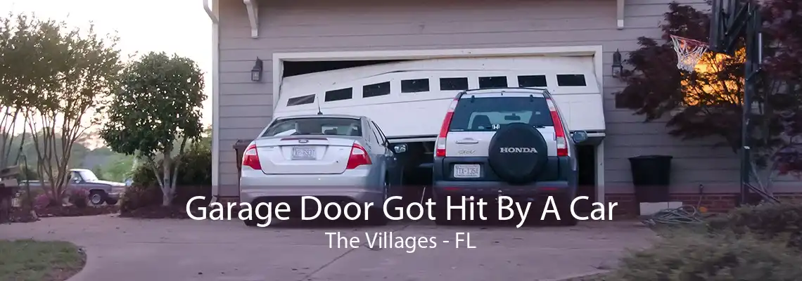 Garage Door Got Hit By A Car The Villages - FL
